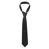 JBYJBX Corbata de hombre con estampado de cielo nocturno para bodas, negocios, fiestas, regalo para novio, padre, padrino de boda, Papel Pintado Gótico Calavera, talla única
