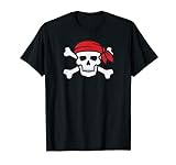 Pirata de calavera y tibias cruzadas Camiseta