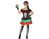 Atosa disfraz esqueleto mexicano mujer adulto catrina XS