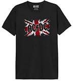 AC/DC MEACDCRTS036 Camisetas, Negro, L para Hombre