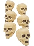 Funidelia | Calaveras de Halloween Esqueleto, Calavera, Muerte, Terror - Decoración para fiestas de cumpleaños, fiestas de disfraces, Halloween y Carnaval - Blanco