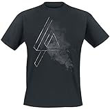 Linkin Park Smoke Logo Hombre Camiseta Negro 4XL 100% algodón Regular