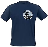 Linkin Park Meteora Distorted Hombre Camiseta Azul Marino L 100% algodón Regular