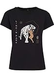 MERCHCODE Ladies Linkin Park Tiger Box Camiseta, Hombre, Negro, Small