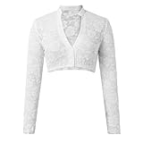 Blusa para Oktoberfest 2025, blusa para Oktoberfest, color negro, conjunto de brasier tirolés de encaje elegante para mujer, blanco, XL