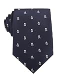 BHHJKK Corbatas casuales para hombres: corbata perfecta para padrinos de boda, bodas u ocasiones formales, Calavera pirata, Talla única