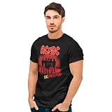 AC/DC Meacdcrts090 Camiseta, Negro, L para Hombre
