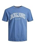 Jack & Jones Jjejosh tee SS Crew Neck Noos Camiseta, Pacific Coast, L para Hombre