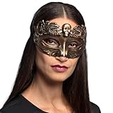 Boland 72327 – Máscara de ojo de cráneo, máscara de calavera, máscara para disfraces, carnaval, fiesta temática y Halloween