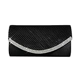 RPAEOY Bolso Clutch Mujer Fiesta Elegante con Strass Brillantes Bolsos de Mano para Boda Ceremonia Noche Clutches Señora Cartera Envelope