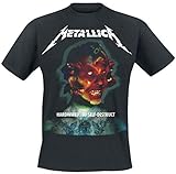 Metallica Hardwired Album Cover_Men_bl_TS:1XL Camiseta, Negro (Black Black), X-Large para Hombre