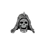 CLASSIC Adorno de Calavera con Casco para Acuario (137 x 85 x 115 mm)