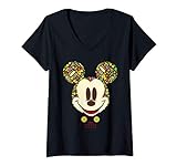Mujer Disney Year of the Mouse Tiki Holiday Mickey July Camiseta Cuello V