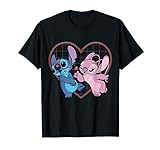 Disney Lilo and Stitch Angel Heart Kisses Camiseta