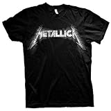 Metallica Spiked_Men_bl_TS: L Camiseta, Negro (Black Black), Large para Hombre