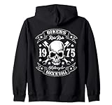 Rockabilly Hombre Mujer Motera Ropa Calaveras Rock and Roll Sudadera con Capucha