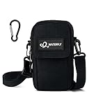 Waterfly Riñonera Pequeña Bolsa Cintura Hombre Mujer Bolso del Teléfono Móvil Bolsas de Hombro Multifuncional para Escalada Senderismo Camping Deporte al Aire Libre