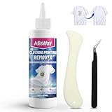 AllisWay DTF Remover para Camisetas, Eliminador de Estampados de Ropa, Eliminación Rápida de Manchas, Suave con la Ropa, Perfecto para Eliminar Impresiones de Textiles, 125 ml