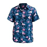 NW NATIONWEAR Camisa Hawaiana Camisas con Estampado Hawaiano