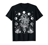 Fases Luna Serpiente Y Cristales Gótico Punk Camiseta