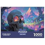 Puzzle Rompecabezas Calavera 1000 Piezas para Adultos Juego Desafiante De Cartón Puzzles Decorativo Regalo Original 70x50cm/1000pcs