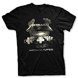 Metallica - Rock Off Officially Licensed - T-Shirt Camiseta Master of Puppets Vintage Distress T Shirt (XX-Large)