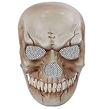 OZXVXZO Máscara de Terror para Halloween - Máscara de calavera para Halloween, Calavera, Fantasmas, Accesorios de Cosplay y Decoración-A