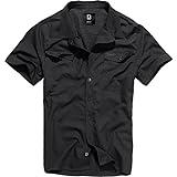 Brandit Roadstar - Camiseta de manga corta, color negro, talla XXL