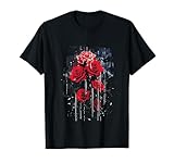 Flor de rosa roja Estética emocional gótica Camiseta