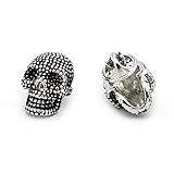 HCMA 2 Piezas Nuevo diseño de Calavera broches de Pasador de Solapa Traje de Hombre broches de Vestir broches Cuello Compromiso de Fiesta