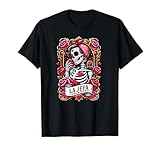 Arte de Calavera Mexicana de Día de Muertos con La Jefa Camiseta