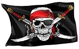 Original RAHMENLOS Piratas Bandera del Caribe