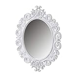 Espejo Cornucopia clásico Blanco de Polipropileno de 80x60 cm - LOLAhome