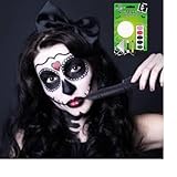 Kit de maquillaje de personajes de calavera de azúcar para Halloween, kit de maquillaje temporal para adultos, para artistas, Instagram, redes sociales, filtro de maquillaje, belleza, cuidado de la