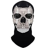 keland Máscara Ghost Terror Call of Duty MW2 Máscara Cráneo Terrifier para Halloween Cosplay (Estilo-F)