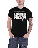 Linkin Park Minutes to Midnight - Camiseta Oficial para Hombre Negro S