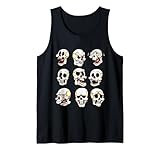 Camisa de calavera para hombre, camisa de calavera para niños, calavera para niños Camiseta sin Mangas