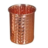 Vasos de cobre para agua hechos a mano, cobre, Pack de 2