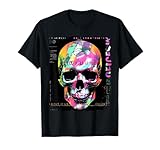 Hip Hop Skull Y2K Vintage Hipster Edgy Streetwear Calavera Camiseta