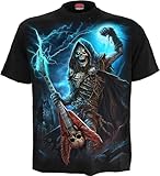 Spiral Dead Metal Hombre Camiseta Negro L 100% algodón Regular