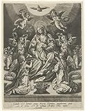 SERENDIPITP Jan Van Der Straet - Lienzo decorativo para pared, sin marco, 50 x 70 cm, diseño de Cristóbal Colón a bordo, su carabela descubriendo América