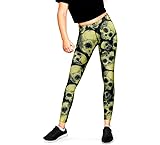 ZZ DISFRAZZES | Leggins de Calaveras para niña (5-6 años)