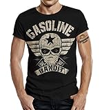 Gasoline Bandit Biker Camiseta Original Diseno Big-Size Print: Bandit Wing XL