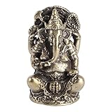 SUPVOX Estatua De Elefante De Cobre Tailandés Adorno De Trunk De Decoración del Hogar Y Escultura De Suerte