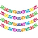 Qpout Pancartas del día de los Muertos Decoraciones para Fiestas Mexicanas,Paquete de 4 Coloridos Calados Mexicanos Fiesta Fiesta Dia De Los Muertos Guirnalda Cinco De Mayo Decoraciones para Fiestas